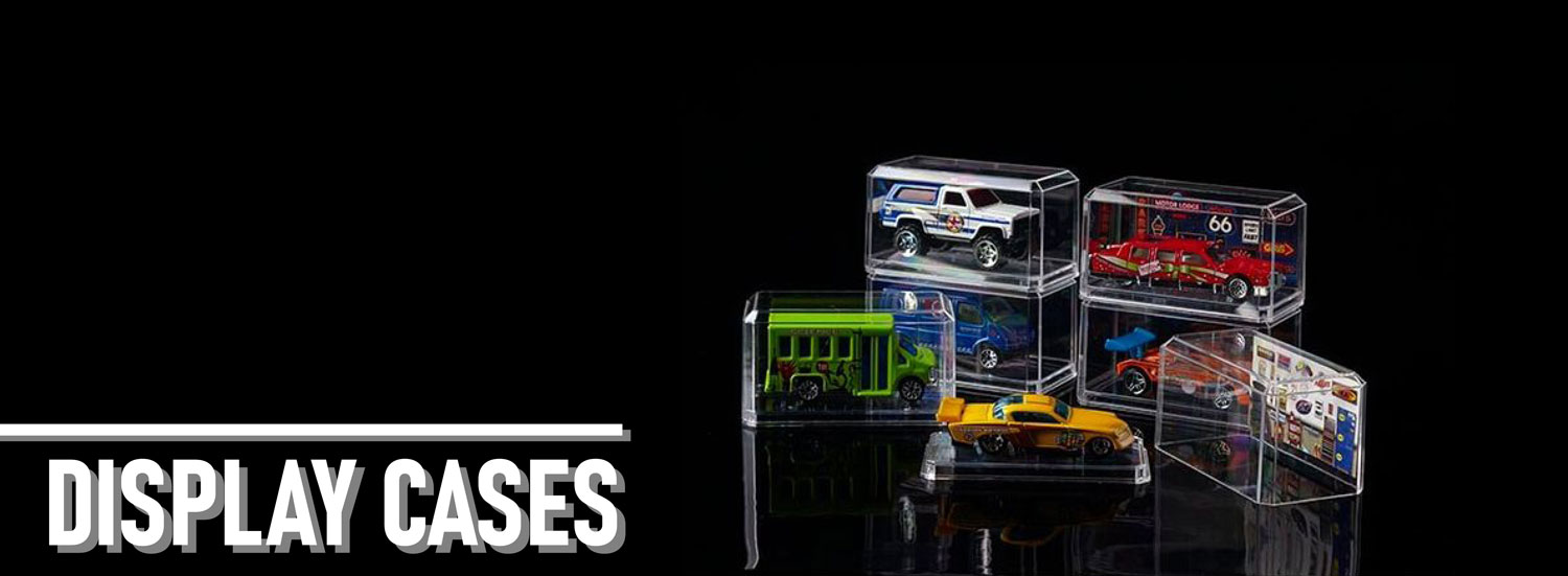 Display your work of art or die-casts with a display case