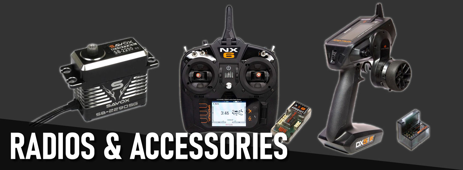 Shop all Radio control radios and accessories by Traxxas, Spektrum and more