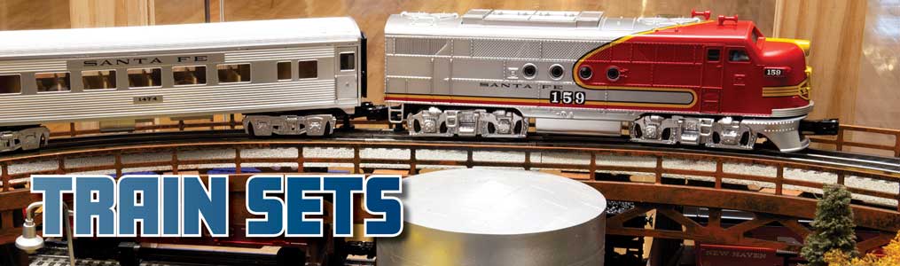Shop all model railroad electric train sets in N scale, HO and O