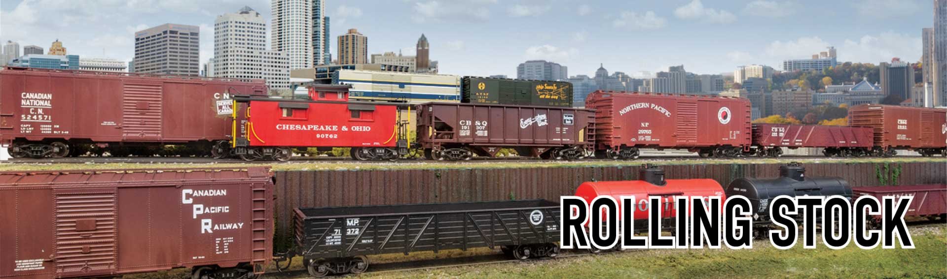 Shop all Model Railroad rolling stock in N scale, and HO scale