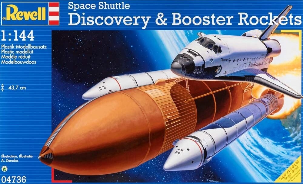 Revell Germany 1 144 Scale Space Shuttle Discovery Plastic Model