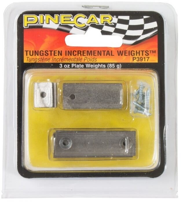 Pinecar Pinewood Derby Tungsten Incremental Weights 3 oz