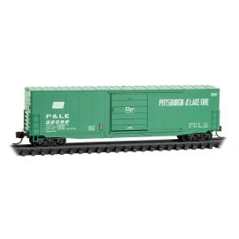 Micro-Trains N Scale 50' Standard Boxcar P&LE / Penn Central #32052 489-18000450