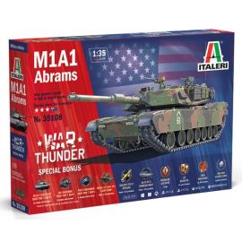 Italeri 1/35 M1A1 Abrams War Thunder Edition Plastic Model Kit ITA35108
