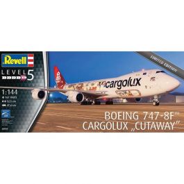 Revell Decal for Boeing 747-8F 1/144  Revell kit  Cargolux " CUTAWAY "