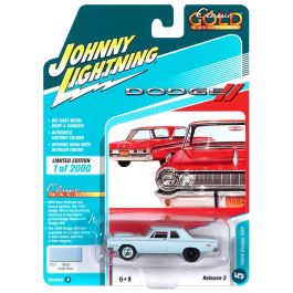Details about   1/64 JOHNNY LIGHTNING 1964 Dodge 330 in Silver Metallic