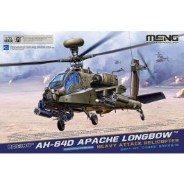 Meng Models 1/35 AH-64D Apache Longbow Heavy Attack Helicopter Plastic  Model Kit