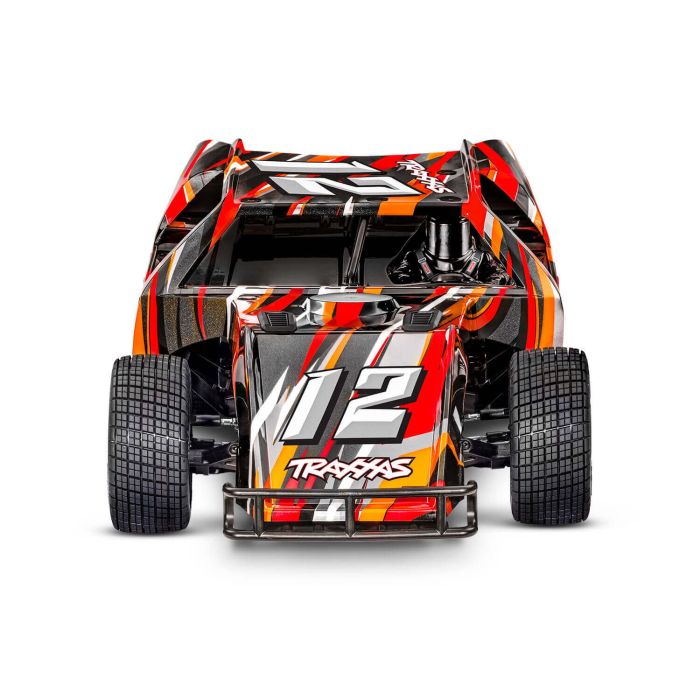 Traxxas Slash Modified BL-2S Orange Dirt Oval Racer