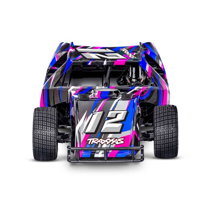 Traxxas Slash Modified BL 2S Pink Dirt Oval Racer tra104354 74 pink Mark Twain Hobby Center