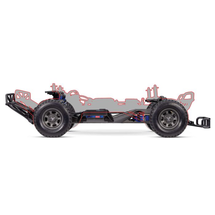 Traxxas Slash Modified BL-2S Pink Dirt Oval Racer tra104354-74