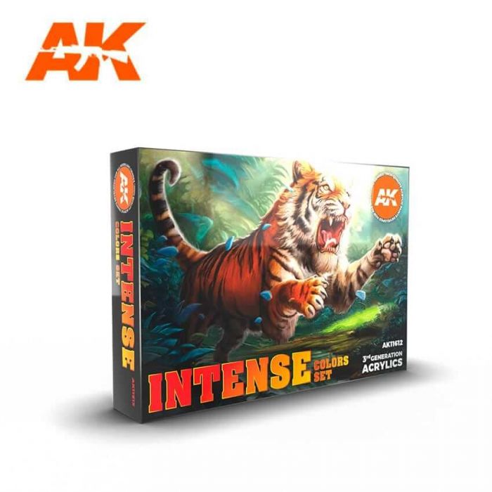 AK Interactive Intense Color Set 3rd Gen Paint Set