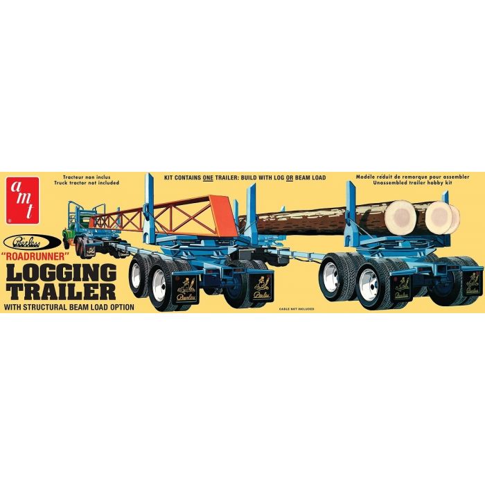 Amazon.com: AMT Peerless Logging Trailer 1:25 Scale Model Kit (AMT1103) :  Arts, Crafts & Sewing