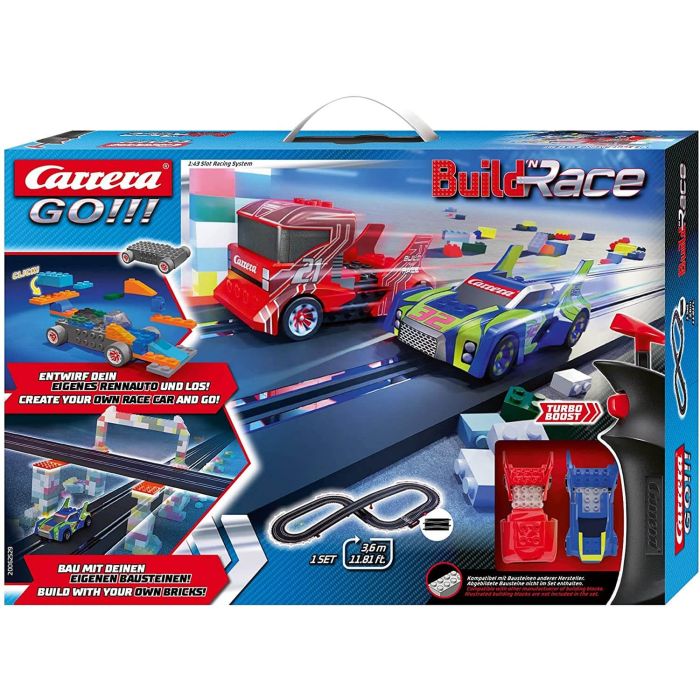Carrera GO!!! Build 'n Race Electric 1/43 Scale Slot Car Set 62529 | Mark  Twain Hobby Center