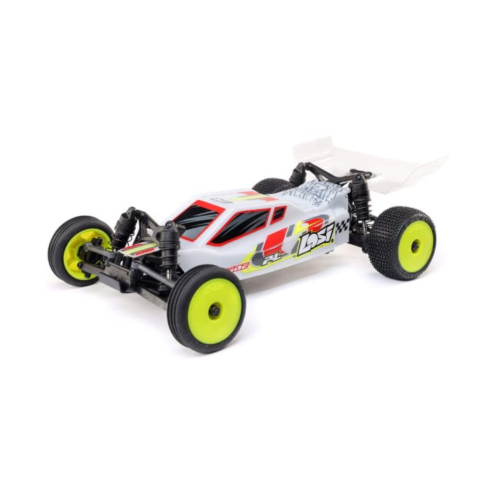Losi Mini-B RTR 1/16 2WD バギー - イエロー/ホワイト Losi Mini-B 1/16 RTR 2WD Buggy (Yellow) [LOS01016T3] - HobbyTown