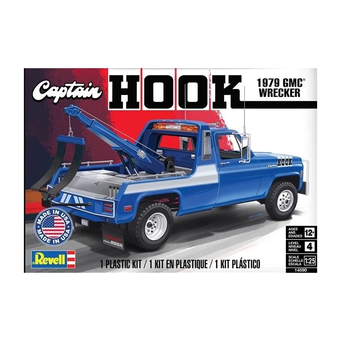 Revell 1/25 Scale 1979 GMC Wrecker Captain Hook Plastic Model Kit