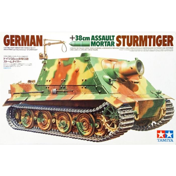 Tamiya 1/35 German Assault Mortar-Sturmtiger Plastic Model Kit