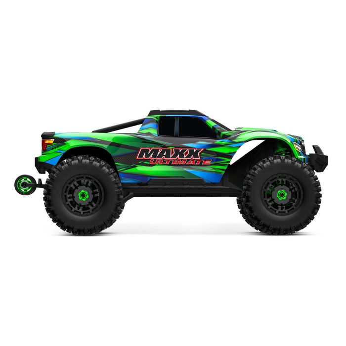 ホビーラジコン Traxxas XMAXX ULTIMATE Green Traxxas X-Maxx Ultimate 1/8 Scale Brushless Monster Truck Green