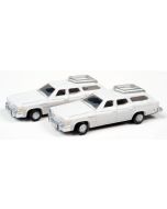 Classic Metal Works N Scale 1976 Liberty White Buick Estate Wagon