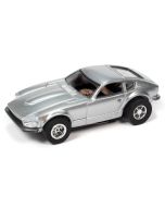 Auto World HO 1973 Datsun 240Z Silver Electric Slot Car SC391