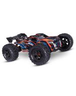 Traxxas Sledge 1/8 4wd Brushless Monster Truck Belted Tires Orange 95096-4 Three Quarter View
