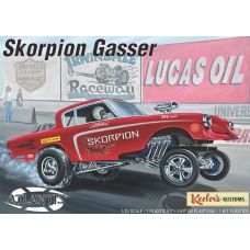 Atlantis 1/25 Keeler’s Kustoms Skorpion Gasser Plastic Model Kit AMC13102