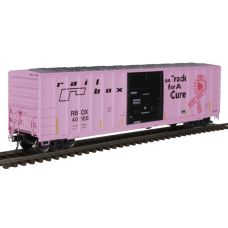 Atlas HO Railbox On Track For A Cure FMC 5077 cf Sliding Door Box Car #40188
