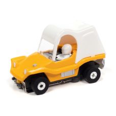 Auto World HO Scale Sand Van Yellow Slot Car