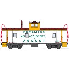 Centralia Car Shops CA-3 HO Caboose Union Pacific "Remember No Accidents in August" 