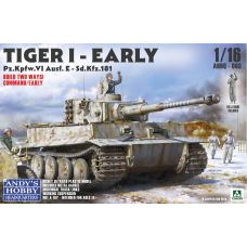 Andys Hobby Headquarters 1/16 Tiger I w/figure Early Production Plastic Model Kit