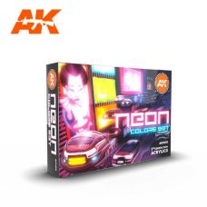AK Interactive Neon Color Set 3rd Gen Paint Set