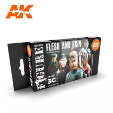 AK Interactive Flesh And Skin Colors Acrylic Paint Set