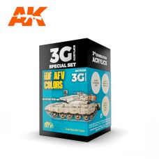 AK Interactive IDF AFV Color Combos 3G Acrylic Paint Set