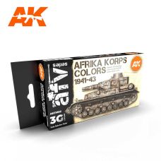 AK Interactive Afrika Korps 3G Acrylic Paint Set