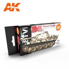 AK Interactive 1945 German Late Colors 3G Acrylic Paint Set