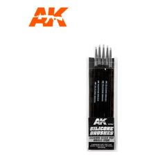 AK Interactive Med Tip Small Silicone Brushes