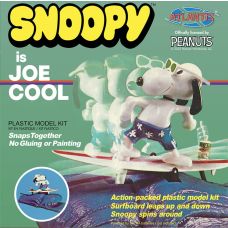 Atlantis Snoopy is Joe Cool Surfing Plastic Model Kit