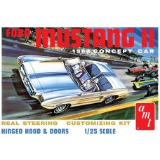 AMT 1:25 1963 Ford Mustang II Concept Car Plastic Model Kit AMT1369