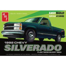 AMT 1/25 1992 Chevrolet Silverado C1500 Fleetside Short Bed Plastic Model Kit