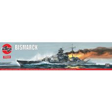 Airfix 1/600 Bismarck Model Kit ARX04204V