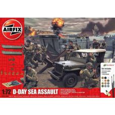 Airfix 1:72 D-Day The Sea Assault Plastic Model Set