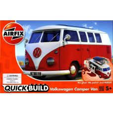 Airfix Quickbuild Volkswagen Camper Van Red Plastic Model Kit ARXJ6017