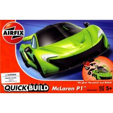 Airfix Quickbuild McLaren P1 Green Plastic Model Kit ARXJ6021
