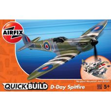 Airfix Quickbuild D-Day Spitfire Snap-Fit Model Kit ARXJ6045