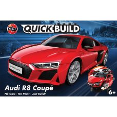 Airfix Quickbuild Audi R8 Coupe Snap-Fit Plastic Model Car Kit ARXJ6049