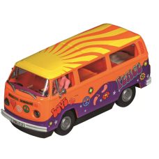 Carrera 1/32 Digital VW Bus T2b "Peace and Love" Slot Car