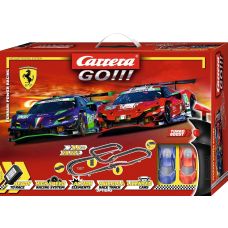 Carrera GO!!! Ferrari Power Racing 1/43 Scale Slot Car Set 62575