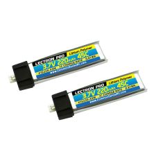 Common Sense Lectron Pro 3.7V 220mAh 45C Lipo Battery 2-Pack