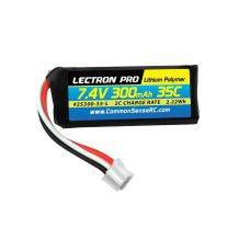 Common Sense RC Lectron Pro 7.4V 300mAh 35C Lipo Battery w/ UMX Connector