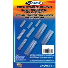 Estes Model Rocket Clear Payload Assortment