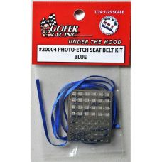 Gofer Racing 1:24-1:25 Photo-Etch Blue Seatbelt